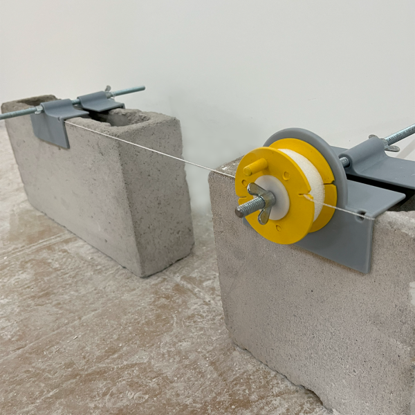 Alinhador Para Assentar Blocos Tijolos Gabarito Pedreiro Obras - Imagem 5