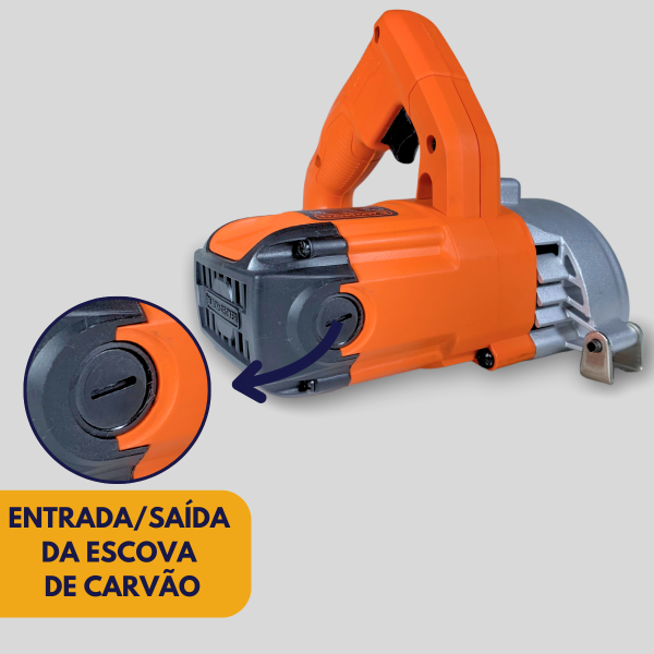 Serra Mármore 1100 Watts 115mm Profissional Com Acessórios Para Concreto, Mármore Black Decker - Imagem 5