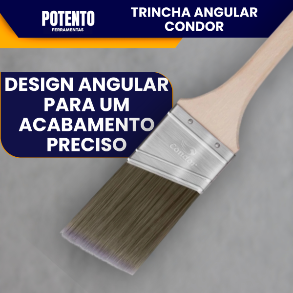 Trincha Angular 2" Condor 704 Profissional Acabamento Fino Condor - Imagem 4