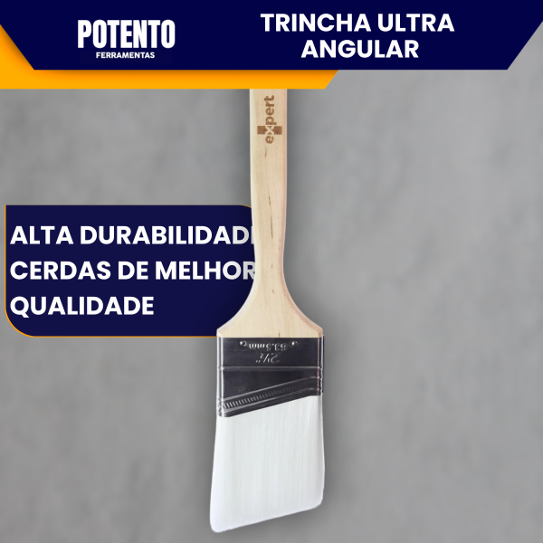 Trincha Angular 2.5 Polegadas Ultra Expert Profissional Para Pintura Precisa Corte Fino Acabamento - Imagem 6