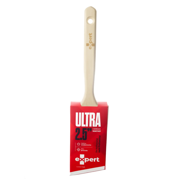 Trincha Angular 2.5 Polegadas Ultra Expert Profissional Para Pintura Precisa Corte Fino Acabamento - Imagem 8