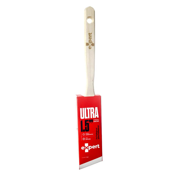 Trincha Angular 1.5 Polegadas Ultra Expert Profissional Para Pintura Precisa Corte Fino Acabamento - Imagem 9