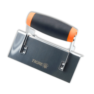Desempenadeira De Aço Inox Tigre Para Canto Interno Quina Acabamento Perfeito